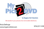 MyPics2DVD business card